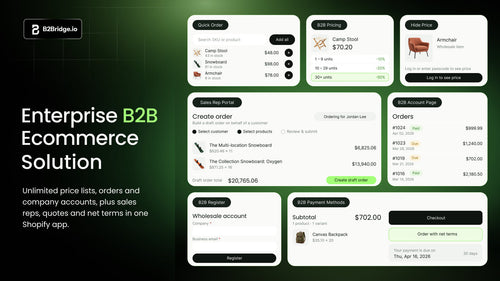 Selling Wholesale on Shopify: What Your Theme Handles and Where an App Takes Over